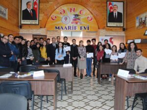 Gəncə şəhərində “Nəsimi və Müasir Azərbaycan Gəncliyi” layihəsi çərçivəsində tədbir keçirilib