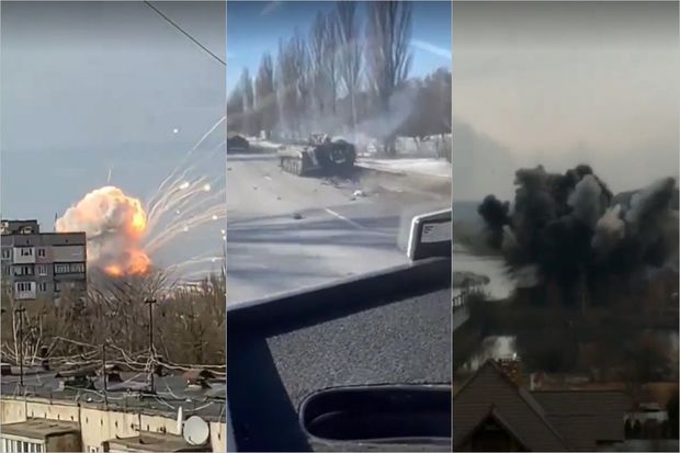 Ukraynadan son görüntülər – VİDEO