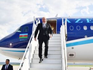 Prezident İlham Əliyev Moldovaya səfər edib