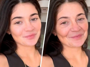 Kylie Jenner üzünü filtrlə yaşlandırdı