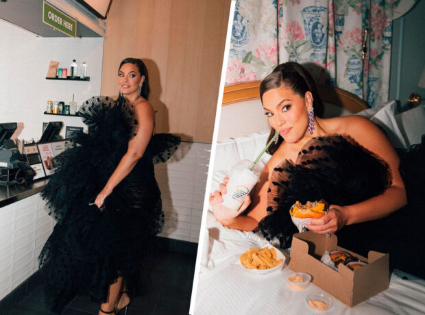 Böyük ölçülü model Eşli Qrem transparan libasda burgerdə rol alıb Böyük ölçülü model Eşli Qrem transparan libasda burgerdə rol alıb