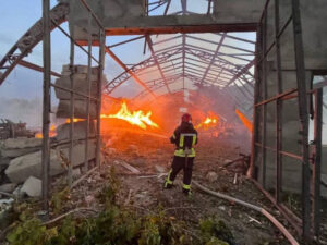 Odessa vilayətinin Reni şəhərində partlayışlar baş verib