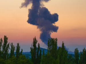 Ukraynada Kiyevin nəzarətində olan Xersonda partlayışlar baş verib