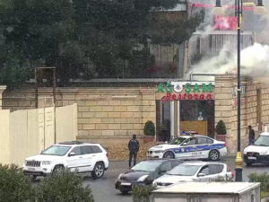 Bakıda məşhur restoranda baş verən yanğın söndürülüb