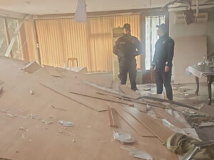 Bakıda mərasim evində tavan çökdü