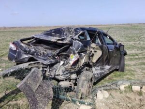 Ödənişli yolda dəhşətli qəza baş verib