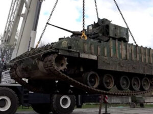 Moskvada sərgidə qənimət götürülmüş NATO tankı nümayiş etdiriləcək