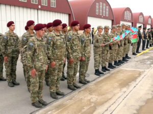 Azərbaycanın bir qrup hərbçisi Türkiyəyə yola salınıb