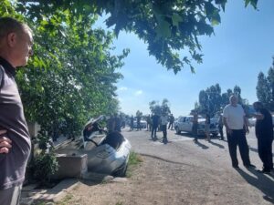 Şəmkirdə yol-nəqliyyat hadisəsi baş verib