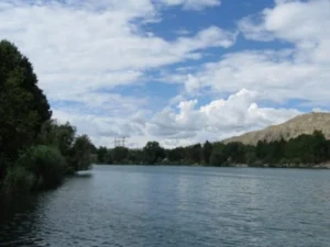 Tovuzda minik avtomobili Kürə düşdü