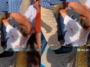 Abşeronda sərnişin avtobusdan yıxılaraq xəsarət aldı