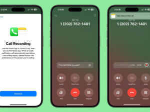 İndi iPhone ilk dəfə səs yazıcısından istifadə edərək zəngləri qeyd etmək imkanına malikdir