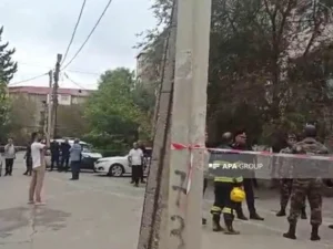 Sumqayıtda mənzildə qumbara partlayıb