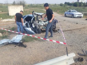 Azərbaycanda toy karvanı qəzaya uğradı: Dörd nəfər öldü