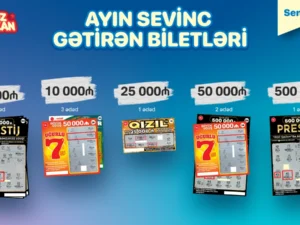 Bakıda “Prestij” lotereyasında 500 000 manat qazanıldı