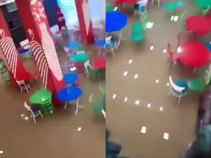 Bakıda yağış daha bir universitetdə fəsadlar törətdi