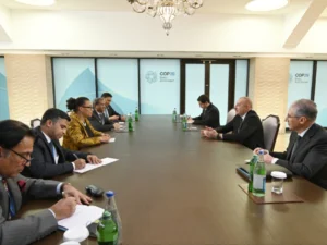 Azərbaycan Prezidenti Millətlər Birliyi təşkilatının baş katibi ilə görüşüb