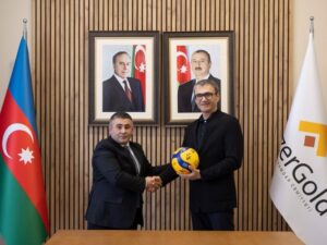 “AzerGold” QSC-nin İdarə Heyətinin sədri “Gəncə” Voleybol Klubunun rəhbərliyi ilə görüşüb