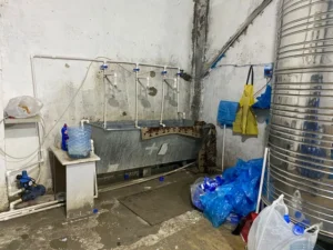 Bakıda su emalı müəssisəsinin fəaliyyəti dayandırıldı