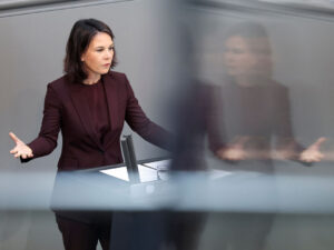 Almaniya Suriya hökumət rəsmilərinin Baerbokun əlini sıxmaqdan imtina etməsinə reaksiya verib