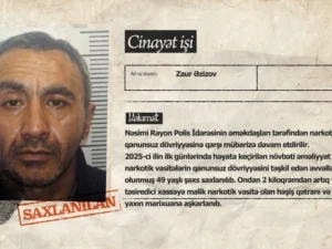 Bakıda keçmiş məhkum altı kiloqram narkotiklə tutuldu