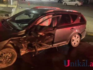 Sumqayıtda BMW sərnişin avtobusuna çırpıldı