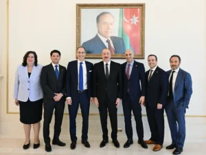 İlham Əliyev İsrail İqtisadi Forumunun həmtəsisçisi və idarə heyətinin üzvünü qəbul edib