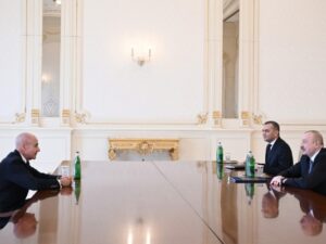 İlham Əliyev federasiya prezidentini qəbul etdi