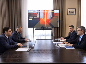 Zakir İbrahimov “Yüksəliş” müsabiqəsinin qalibləri ilə görüşdü – Fotolar