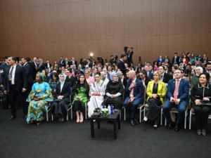 Mehriban Əliyeva Antalya Diplomatiya Forumunun panel iclasında iştirak edib