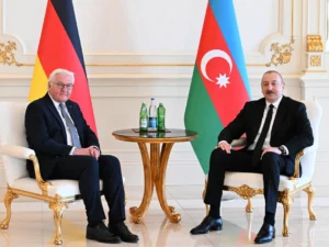 İlham Əliyevin Frank-Valter Ştaynmayer ilə təkbətək görüşü olub