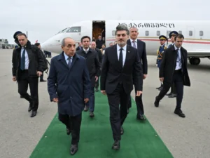 Gürcüstan prezidenti Azərbaycana rəsmi səfərə gəlib