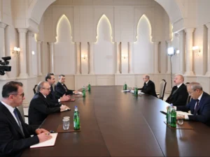 İlham Əliyev Türkiyənin enerji və təbii sərvətlər nazirini qəbul edib