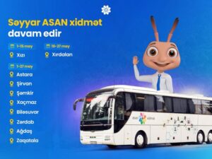 Səyyar ASAN xidmət davam edir