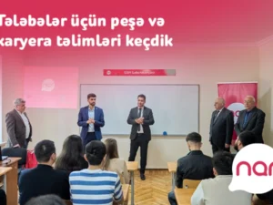 “Nar”ın dəstəyi ilə tələbələr üçün təlimlər keçirildi
