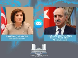 Sahibə Qafarova türkiyəli həmkarına başsağlığı verib