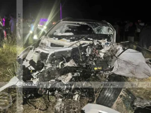 Füzulidə dəhşətli qəza: Üç nəfər öldü