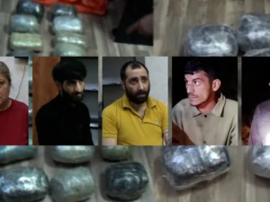 Azərbaycanda beş nəfər 60 kiloqram narkotiklə tutuldu
