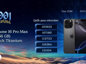 “Azərlotereya”nın “1001 Sevinc” əşya lotereyasının ilk qalibləri bəlli oldular