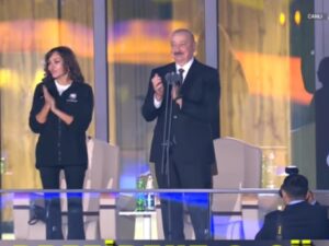 İlham Əliyev və Mehriban Əliyeva Gəncədə III MDB Oyunlarının açılış mərasimini izləyiblər