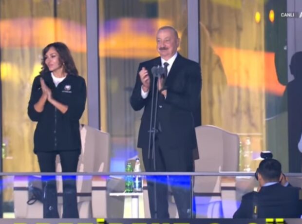 İlham Əliyev və Mehriban Əliyeva Gəncədə III MDB Oyunlarının açılış mərasimini izləyiblər