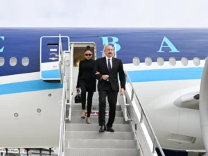 Prezident İlham Əliyev Nyu-York şəhərinə işgüzar səfərə gedib