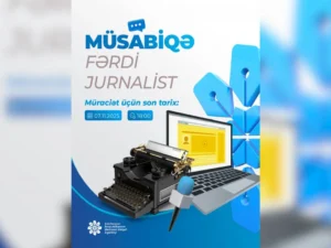 MEDİA jurnalistlər üçün müsabiqə elan etdi