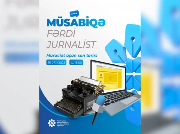 MEDİA jurnalistlər üçün müsabiqə elan etdi MEDİA jurnalistlər üçün müsabiqə elan etdi