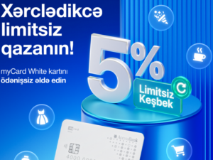 “AccessBank”dan pulsuz debet kart: “myCard White” ilə hər alış-veriş daha sərfəli!