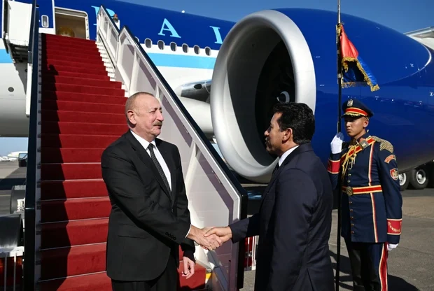 Prezident İlham Əliyev Misirə işgüzar səfərə gedib