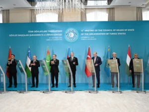 Türkmənistan tərəfindən Füzulidə tikiləcək məscidin onlayn formatda təməli qoyulub