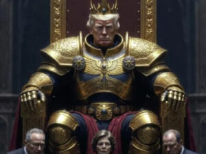 Tramp taxtda özünün portretini dərc edib