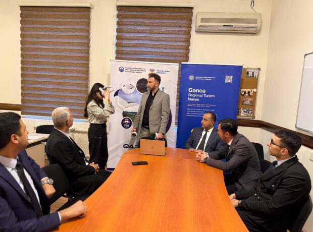 “Qarabağ 360” layihəsinin təqdimatı Gəncə Regional Turizm İdarəsində keçirilib “Qarabağ 360” layihəsinin təqdimatı Gəncə Regional Turizm İdarəsində keçirilib