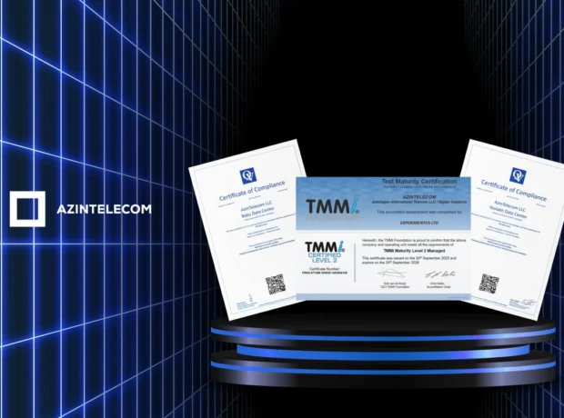 “AzInTelecom” iki beynəlxalq nüfuzlu sertifikasiyadan keçib “AzInTelecom” iki beynəlxalq nüfuzlu sertifikasiyadan keçib